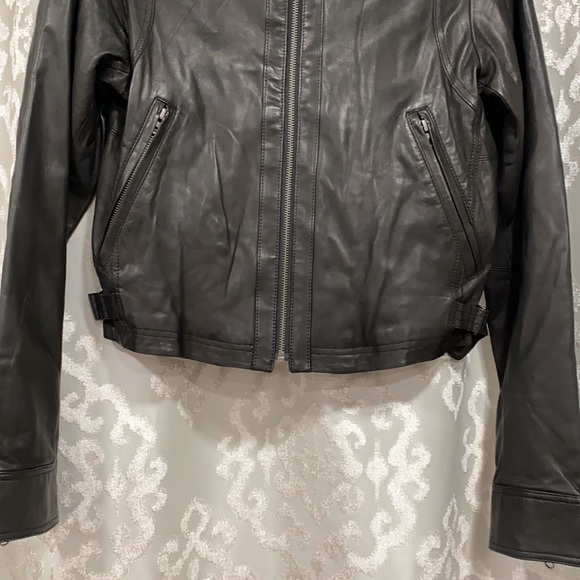 True Religion cropped leather jacket - Picture 3 of 7